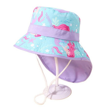 Нова 2022 г. Пролет Лято Памучна Бебешка шапка за слънце за момичета Момчета Бебешка шапка с кофа На открито Детска рибарска шапка Плажна шапка с UV защита