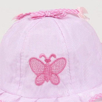 1PC Baby Hat Girl Magic Reversible Bucket Cap за 3 до 12 месеца Бебешки деца Момичета Прохождащи деца Слънчеви шапки Летни цветя в стил с лък