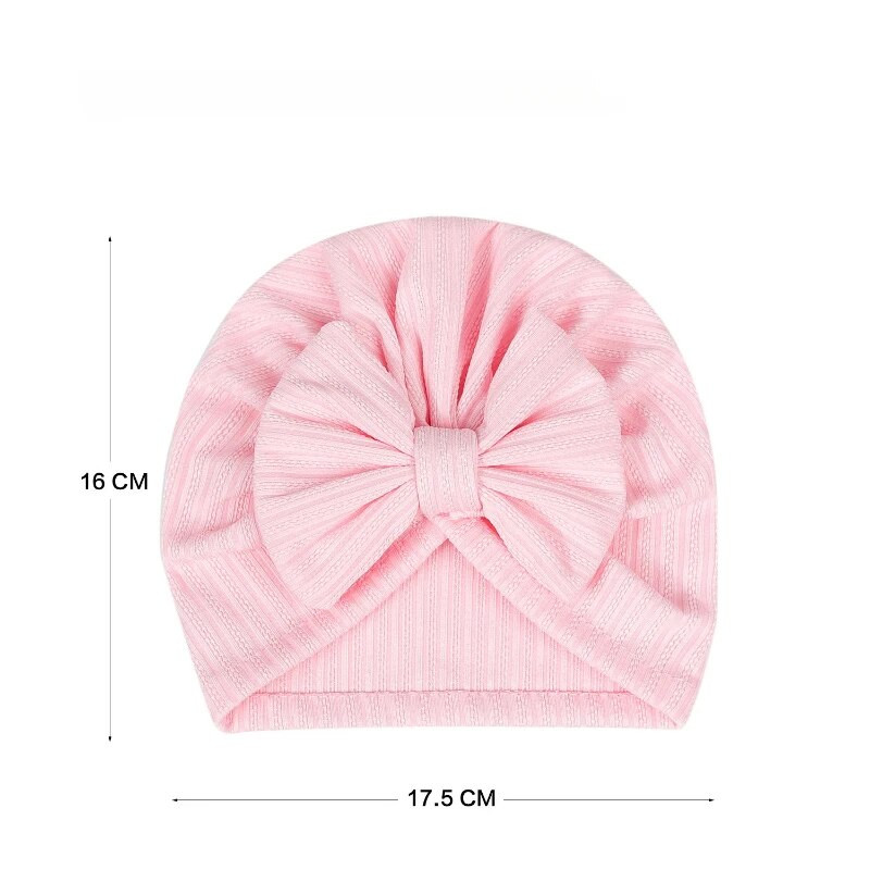 Kūdikių aksesuarai naujagimiui Mažyliui Miela mergaitei berniukui turbano megzta snapučiukė kepurė vaikiška kepuraitė mazgas tvirtas minkštas ligoninės kepuraitė