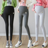 Femei însărcinate Pantaloni ajustabili cu fundul de maternitate Colanți cu talie înaltă Pantaloni pentru femei Leggings elastici confortabili, respirabili