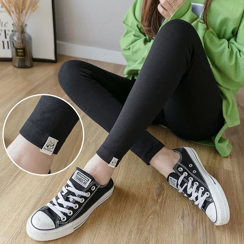 Nėščioms moterims reguliuojamos apatinės kelnės Nėščioms aukštu juosmeniu Pėdkelnės Moterims Patogūs kvėpuojantys elastiniai antblauzdžiai