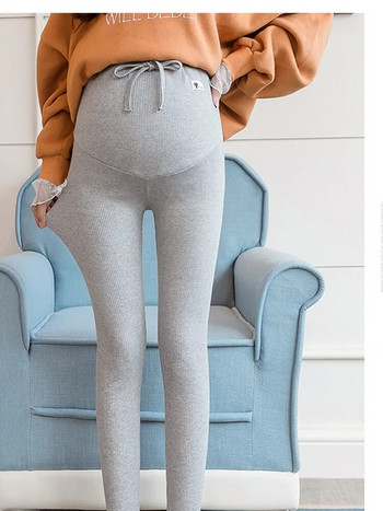 Ежедневни клинове за бременни Еластични панталони с райета с висока талия Спортни дрехи за бременни Фитнес панталони за бременни Тесни