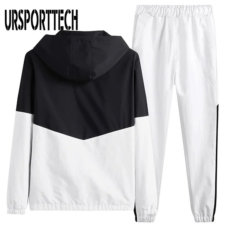 URSPORTTECHi spordidressi meeste komplekt kevadist lapiga kapuutsiga jope + püksid meeste dressid, spordirõivad, treeningud, jõusaali, meeste riided
