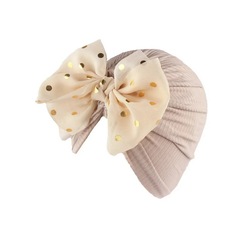 2023. aasta uus armas läikiv Bowknot beebimüts armas ühevärviline tüdrukute poiste müts turban, pehme vastsündinu müts, nokamüts, peakatted