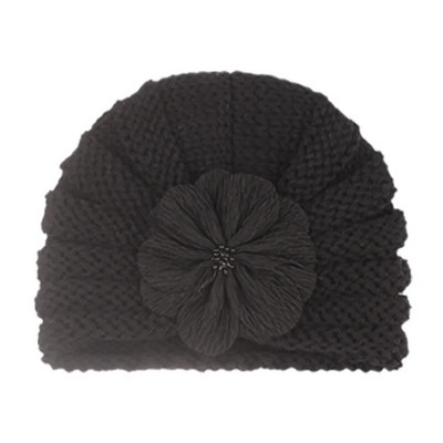 Moda Floare Pălării pentru copii Moale tricotat Seci din lână Pălărie Turban Corșetă pentru copii