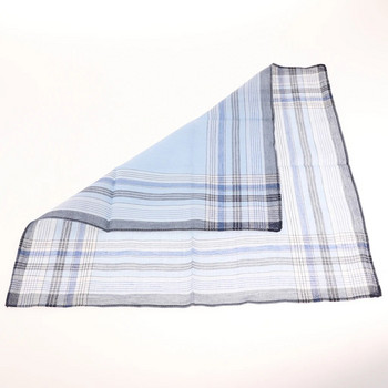 10 τμχ Βαμβακερά μαλακά άνετα μαντήλια Ανδρικά τετράγωνα μαντήλια με μοτίβο 38 εκ.