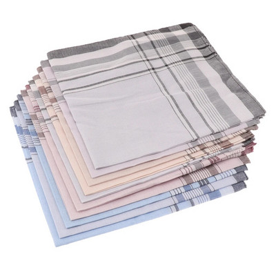10buc batiste din bumbac moale confortabile Bărbați 38cm Model Patrate Hakies