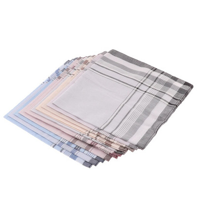 10buc batiste din bumbac moale confortabile Bărbați 38cm Model Patrate Hakies