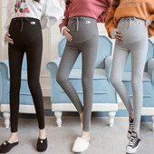 Kismama nadrág Puha karcsú, állítható derékkal rendelkező terhes nők leggings terhes ruhák nadrágok Ropa Mujer Embarazada Premama
