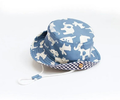 Pavasario vasaros plonos, kvėpuojančios vaikiškos kepurės su kibirais Unisex kūdikių kepurės nuo saulės su vėjo nepraleidžiančiomis virvėmis Vaikiškos lauko kepuraitės nuo 6 mėnesių iki 8 metų