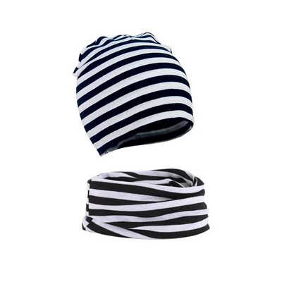 Set de eșarfe pentru pălărie pentru bebeluși, 2 bucăți, toamnă, iarnă, caldă, băieți, fete, guler, batic pentru gât, costum pentru copii, bumbac, pălării pentru copii, comerț cu ridicata
