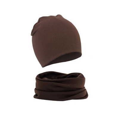 Set de eșarfe pentru pălărie pentru bebeluși, 2 bucăți, toamnă, iarnă, caldă, băieți, fete, guler, batic pentru gât, costum pentru copii, bumbac, pălării pentru copii, comerț cu ridicata