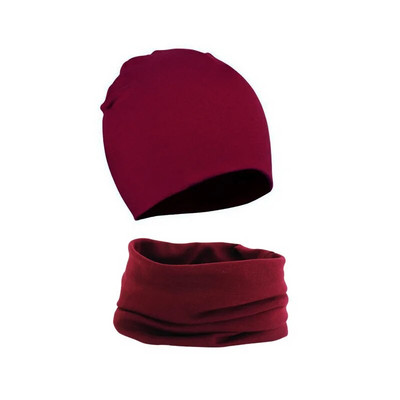 Set de eșarfe pentru pălărie pentru bebeluși, 2 bucăți, toamnă, iarnă, caldă, băieți, fete, guler, batic pentru gât, costum pentru copii, bumbac, pălării pentru copii, comerț cu ridicata