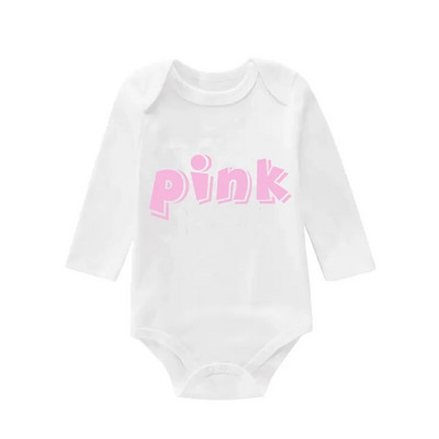 Body pentru nou-născut Salopetă pentru bebeluși Onesies Îmbrăcăminte pentru copii mici Băieți Fete Salopetă cu mâneci lungi cu imprimeu cu litere 0 până la 12 luni