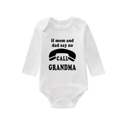Body pentru nou-născut Salopetă pentru bebeluși Onesies Îmbrăcăminte pentru copii mici Băieți Fete Salopetă cu mâneci lungi cu imprimeu cu litere 0 până la 12 luni