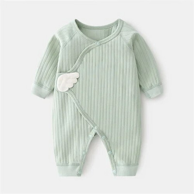 Lawadka 0-6M, primăvară, toamnă, nou-născut, fetiță, băiat, salopetă din bumbac, moale, pentru sugari, cu aripi, haine casual pentru fete băiat