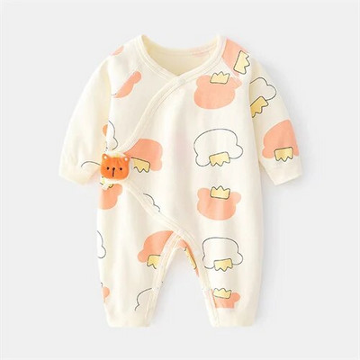 Lawadka 0-6M, primăvară, toamnă, nou-născut, fetiță, băiat, salopetă din bumbac, moale, pentru sugari, cu aripi, haine casual pentru fete băiat