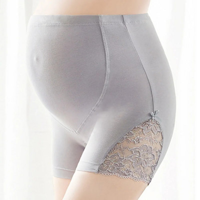 Moteriškos antblauzdžiai Nėriniai Trumpas ilgis Reguliuojamas juosmuo Minkštos Kvėpuojančios Apsauginės Kelnės Mommy Nėštumo Drabužiai Ropa Mujer