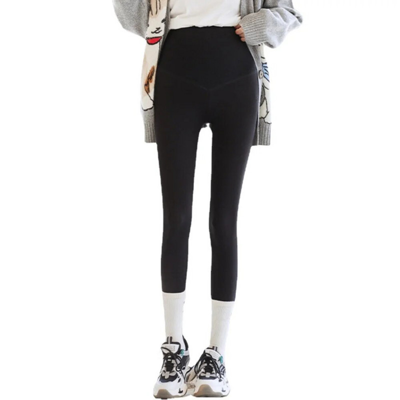 Χειμωνιάτικο ζεστό ψηλόμεσο κολάν εγκυμοσύνης Ρούχα εγκυμοσύνης για εγκύους Αθλητικά κολάν μόδας Body Shaper Παντελόνι