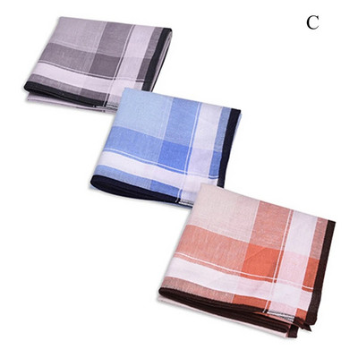 5kom muški kvadratni karirani prugasti rupčić Klasični vintage džepni kvadratni rupčići Odijelo Hanky pamučni ručnik za svatove