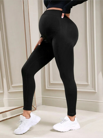 Premama ψηλόμεσο κολάν χωρίς ραφή έγκυες γυναίκες Push up Leggin Sport Fitness Παντελόνι γιόγκα για τρέξιμο Καλσόν γυμναστικής εγκυμοσύνης