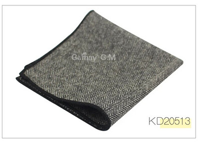 Batistă de înaltă calitate Esarfe Costum de afaceri Hankies Lână Casual Bărbați Patrat de buzunar Batiste solide pentru nuntă 23*23cm