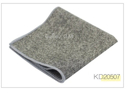 Batistă de înaltă calitate Esarfe Costum de afaceri Hankies Lână Casual Bărbați Patrat de buzunar Batiste solide pentru nuntă 23*23cm