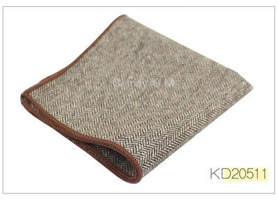 Batistă de înaltă calitate Esarfe Costum de afaceri Hankies Lână Casual Bărbați Patrat de buzunar Batiste solide pentru nuntă 23*23cm