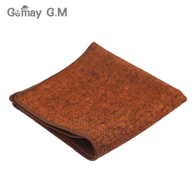 Batistă de înaltă calitate Esarfe Costum de afaceri Hankies Lână Casual Bărbați Patrat de buzunar Batiste solide pentru nuntă 23*23cm