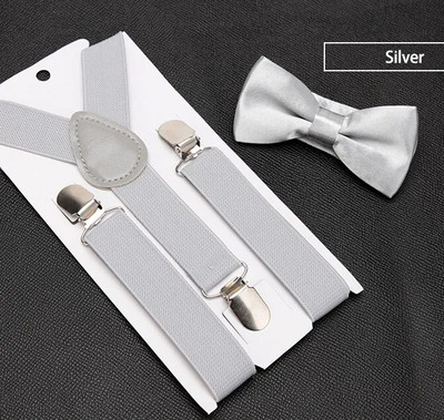 Lastele traksid Kikilipsu komplekt poisile tüdrukule Retro reguleeritavad traksid Lastele Beebi traksid Klambrid püksid Pulmalipsud Aksessuaarid