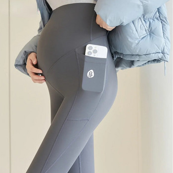 модни поддържащи корема Висока талия Тесни бременни жени Клинове Дрехи за бременни за бременни Легинси Body Shaper Панталони