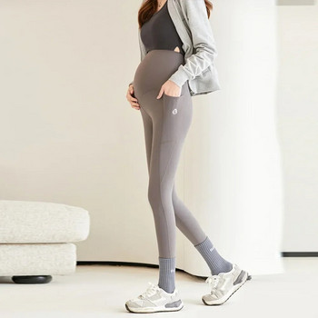 fashion Belly Support Ψηλόμεση Skinny γυναίκες εγκυμοσύνης Κολάν Ρούχα εγκυμοσύνης για έγκυες Leggins Body Shaper Παντελόνι