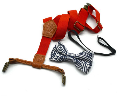 Dječji, dječji podesivi elastični tregeri Set leptir kravata za djecu Dječaci Djevojčice Vjenčanje Rođendanski kostimi Modni dodaci