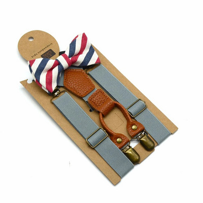 Dječji, dječji podesivi elastični tregeri Set leptir kravata za djecu Dječaci Djevojčice Vjenčanje Rođendanski kostimi Modni dodaci