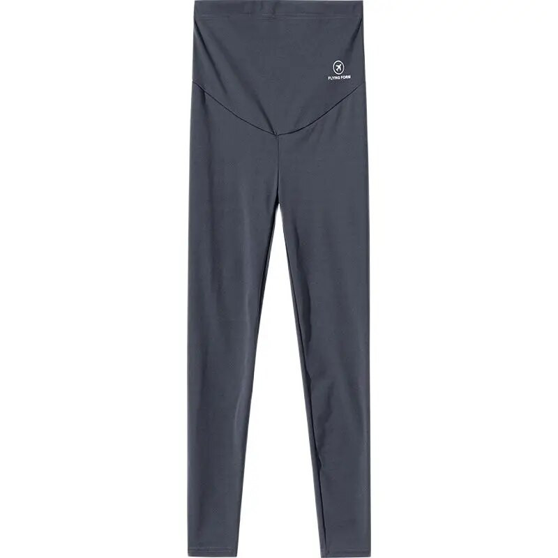 Sügisene sünnitus hainahk säärised kõrge vöökohaga rase naine jooga püksid venitatud õhuke rasedus kõht püksid spordiriided