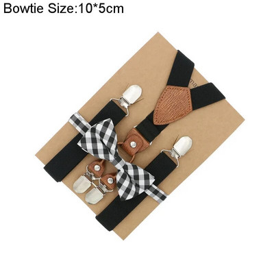 Accesorii pentru nunta pentru baieti, bretele, potrivire perfecta, model nobil, reglabil, set papion, tinute asortate