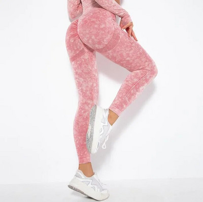 1/2 db Mosás Zökkenőmentes női jóga szett Sport Aktív Fitness Sportos nadrág edzőterem edzés Scrunch leggings guggolásmentes ruházat