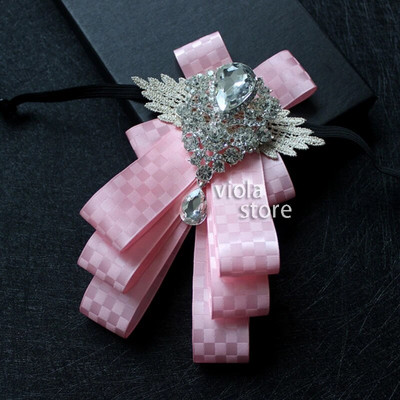 Elegant, superbă, cu panglică cu diamante, papion, costum de nuntă, uniformă, rochie de mire, fluture, accesoriu pentru banchet, cadou, roșu vin, bleumarin, roz