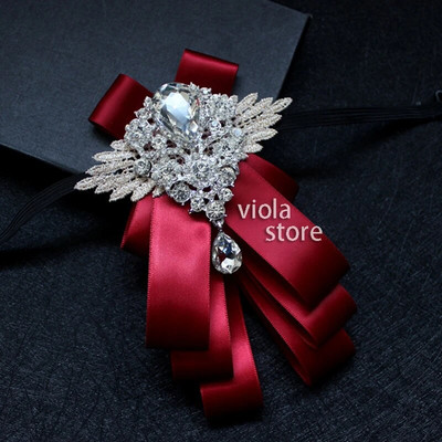 Elegant, superbă, cu panglică cu diamante, papion, costum de nuntă, uniformă, rochie de mire, fluture, accesoriu pentru banchet, cadou, roșu vin, bleumarin, roz