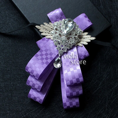 Elegant, superbă, cu panglică cu diamante, papion, costum de nuntă, uniformă, rochie de mire, fluture, accesoriu pentru banchet, cadou, roșu vin, bleumarin, roz