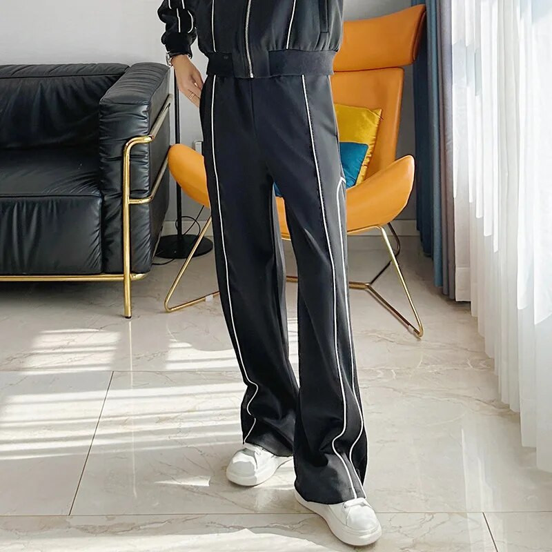 Muško sportsko odijelo Proljeće Jesen Ležeran kardigan Jakna Trenirka Novi elegantni dvodijelni set Unisex Joggers Trenirke