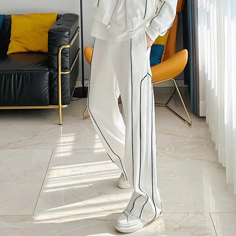 Muško sportsko odijelo Proljeće Jesen Ležeran kardigan Jakna Trenirka Novi elegantni dvodijelni set Unisex Joggers Trenirke