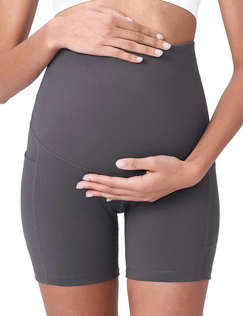 Ελαστικό ψηλόμεσο κολάν εγκυμοσύνης Skinny έγκυες γυναίκες Στήριγμα κοιλιάς σορτς Leggins μετά τον τοκετό Body Shaper Fitness Παντελόνι