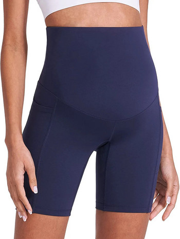Еластични клинове за бременни с висока талия Кльощави къси панталони за поддържане на корема за бременни жени Следродилни клинове Фитнес панталони Body Shaper
