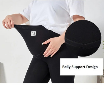 Еластични клинове за бременни с висока талия Кльощави къси панталони за поддържане на корема за бременни жени След раждане Легинси Body Shaper Capri Fifth Pant