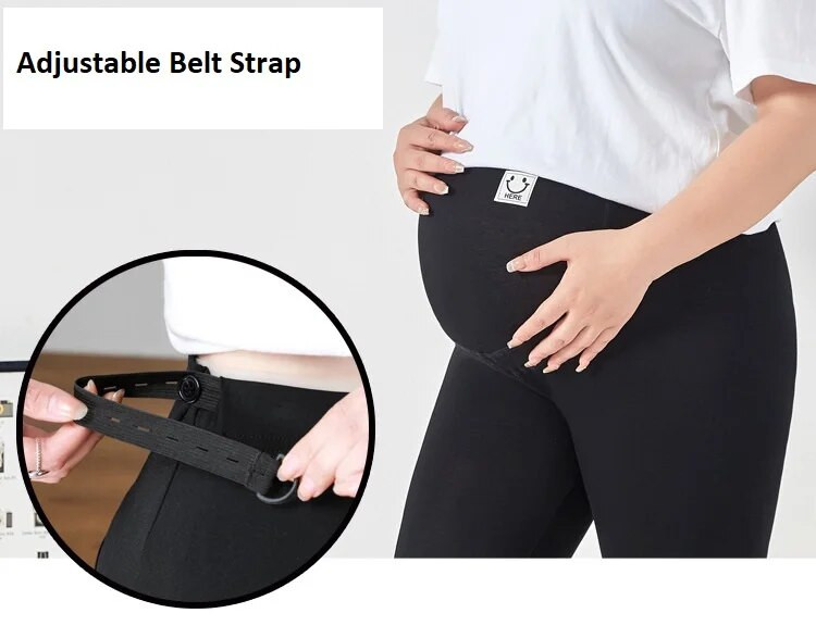 Elastiniai aukštu juosmeniu nėščiųjų antblauzdžiai liesos nėščios moterys, pilvą palaikantys šortai po gimdymo Leggins kūno formuotojas Capri penktos kelnės