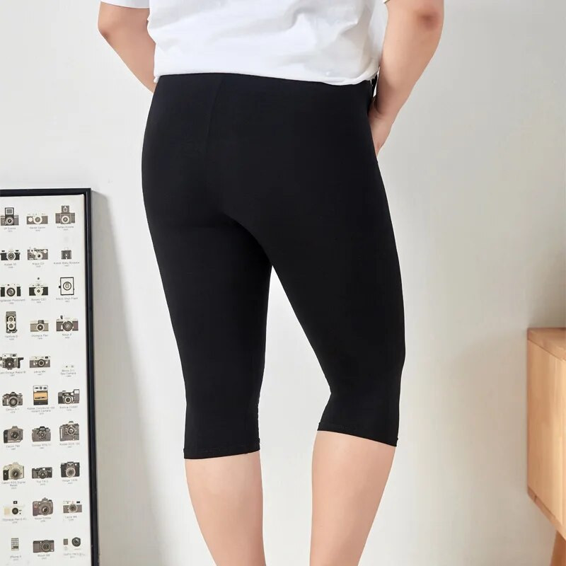 Elastiniai aukštu juosmeniu nėščiųjų antblauzdžiai liesos nėščios moterys, pilvą palaikantys šortai po gimdymo Leggins kūno formuotojas Capri penktos kelnės