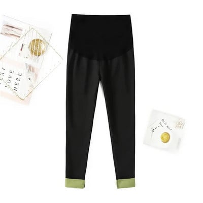 Jesenske i zimske trudničke tajice na trbuščić s debelim toplim flis Empired hlačama Rastegnute trudničke hlače Yoga Leggings