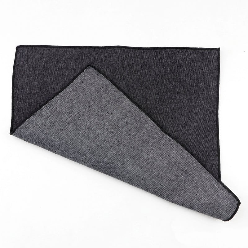 Masyvios džinsinės medvilnės nosinės, austos baltai juodai raudonai mėlynai kišeniniai kvadratiniai vyriški kasdieniai kvadratiniai kišenės nosinaičių rankšluosčiai