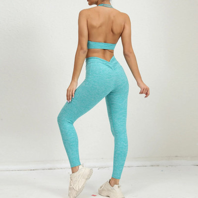 Set de gimnastica Femei Seturi de antrenament Push Up Imbracaminte sport dama XS tinuta sport pentru femeie Costum de yoga pentru fitness Imbracaminte sport Roz Violet Negru